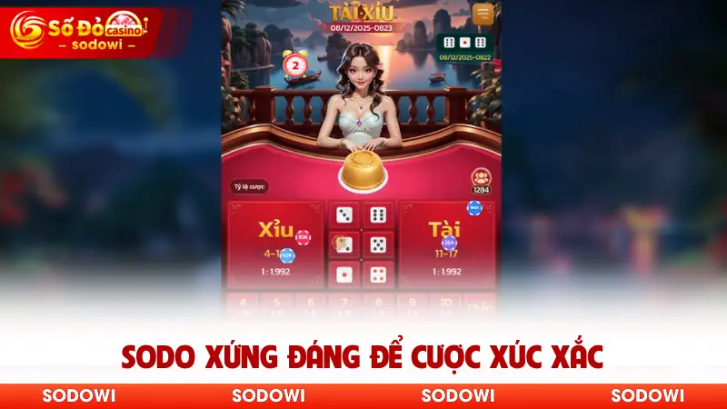 SODO xứng đáng để cược xúc xắc